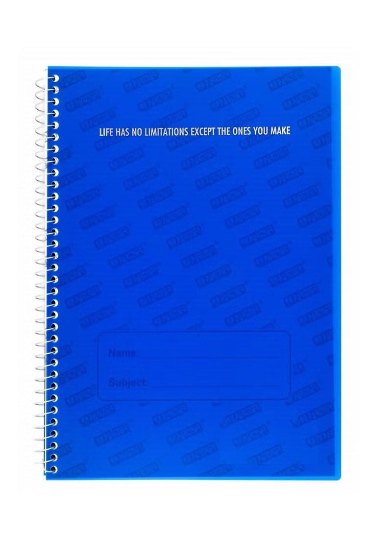 PARTNER - 1-Piece B5 Size Spiral Binded Notebook With Assorted Plastic Covers - Image 1