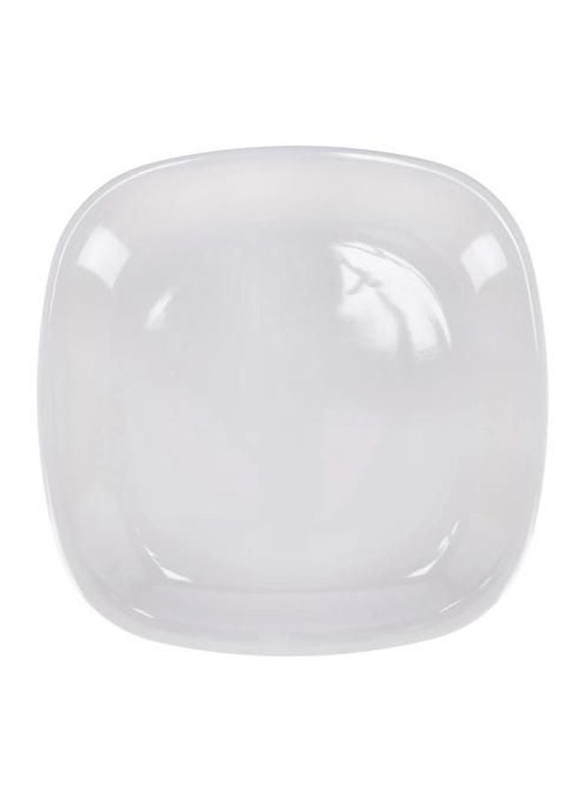 Royalford 10.5 Inch Melamine Square Dinner,Pasta Plate | Durable Material, BPA-Free | Ideal for Snacks, Salad, Desserts, Ice Cream | White | RF9859 White 26.5 x 26.5 x 1.7cm - Image 1