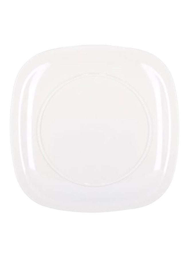 Royalford 10.5 Inch Melamine Square Dinner,Pasta Plate | Durable Material, BPA-Free | Ideal for Snacks, Salad, Desserts, Ice Cream | White | RF9859 White 26.5 x 26.5 x 1.7cm - Image 2