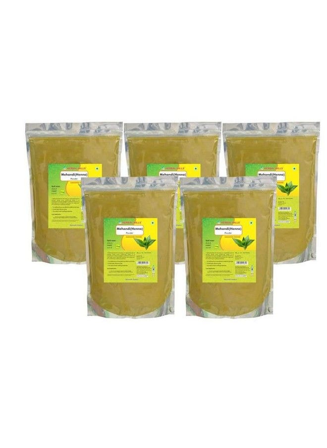HERBAL HILLS Mehandi Powder Henna Powder (1 Kg Pack Of 5)  - Image 2