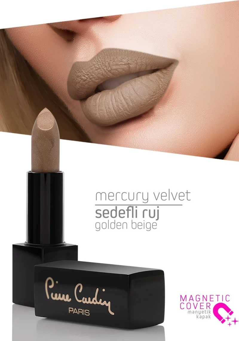 pierre cardin Mercury Velvet Lipstick - Golden Beige - 159