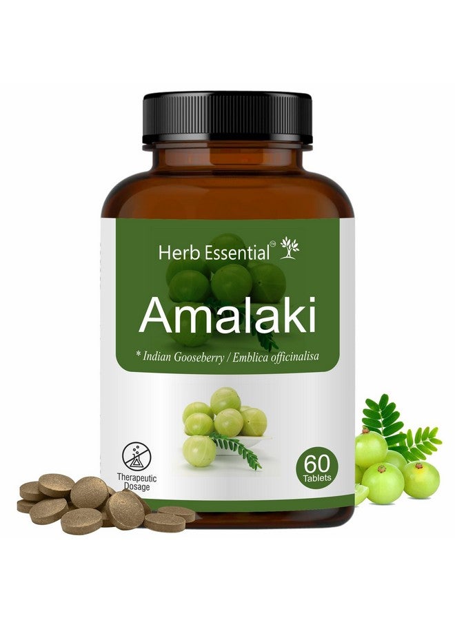 Herb Essential أملاكي الأساسي بالأعشاب (التوت الهندي) 500 ملغ، 60 قرص | ينظف الجسم | غني بفيتامين C | يعزز المناعة | يحسن الهضم (عبوة من 1) - Image 1