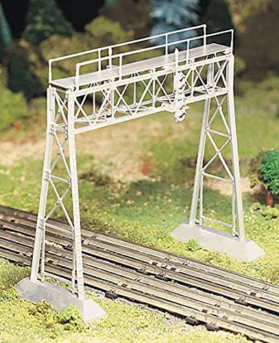 Bachmann Trains - PLASTICVILLE U.S.A. BUILDINGS – CLASSIC KITS - SIGNAL BRIDGE (silver) - O Scale - Image 3