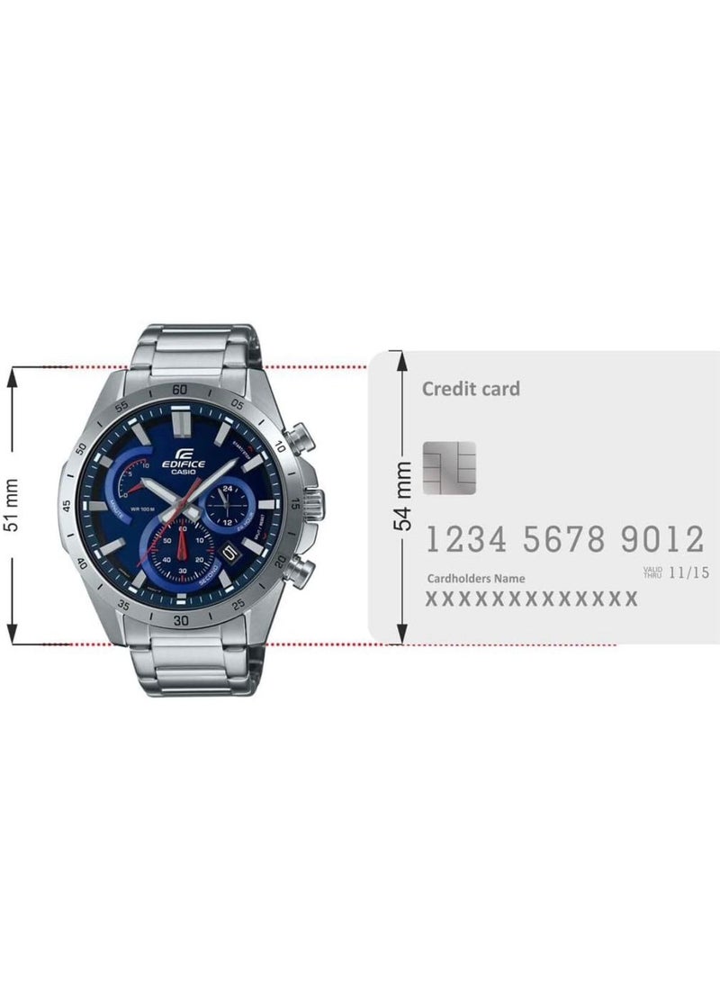 CASIO EDIFICE Standard Chronograph Men Watch EFR-573D-2AVUDF - Image 5