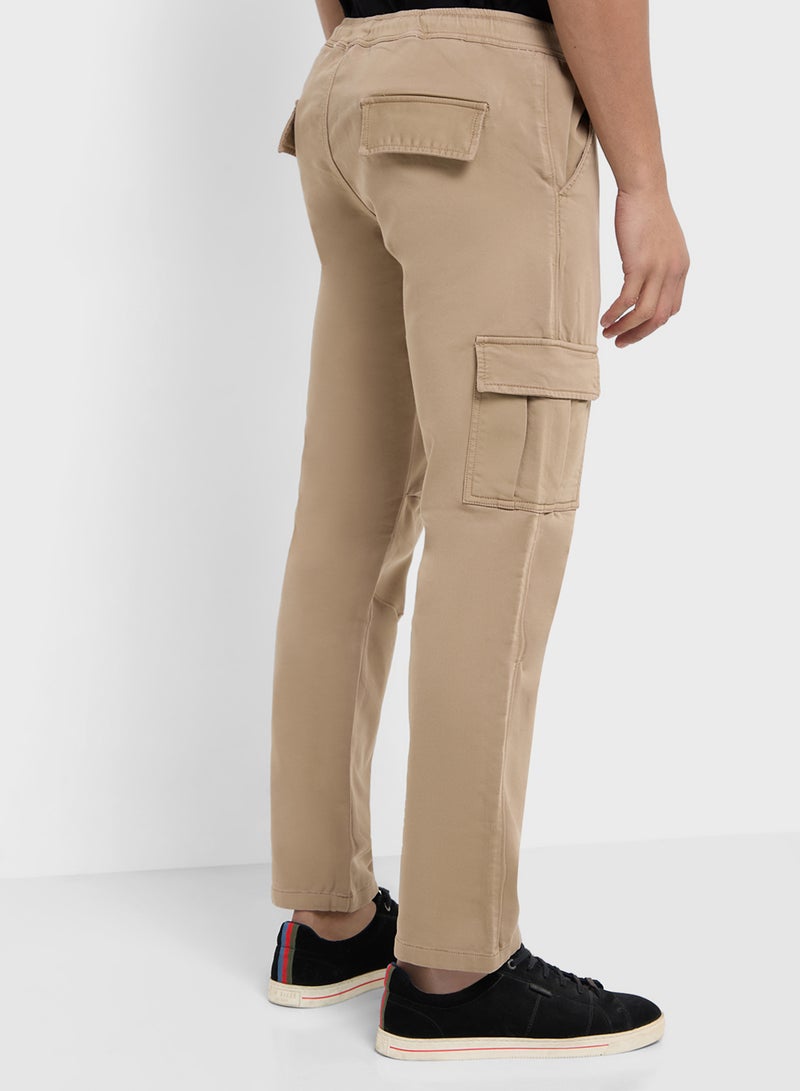 Robert Wood Drawstring Chino Pants  - Image 3