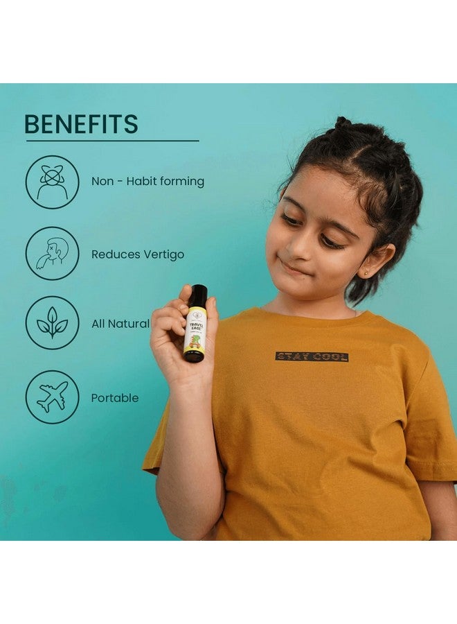 Herb Tantra هيرب تانتره لتخفيف دوار السفر للأطفال | يخفف من دوار السفر، الدوخة، الغثيان، والتقيؤ | 100% نقي وطبيعي | آمن للأطفال من عمر 2 وما فوق | 9 مل عبوة واحدة - Image 2