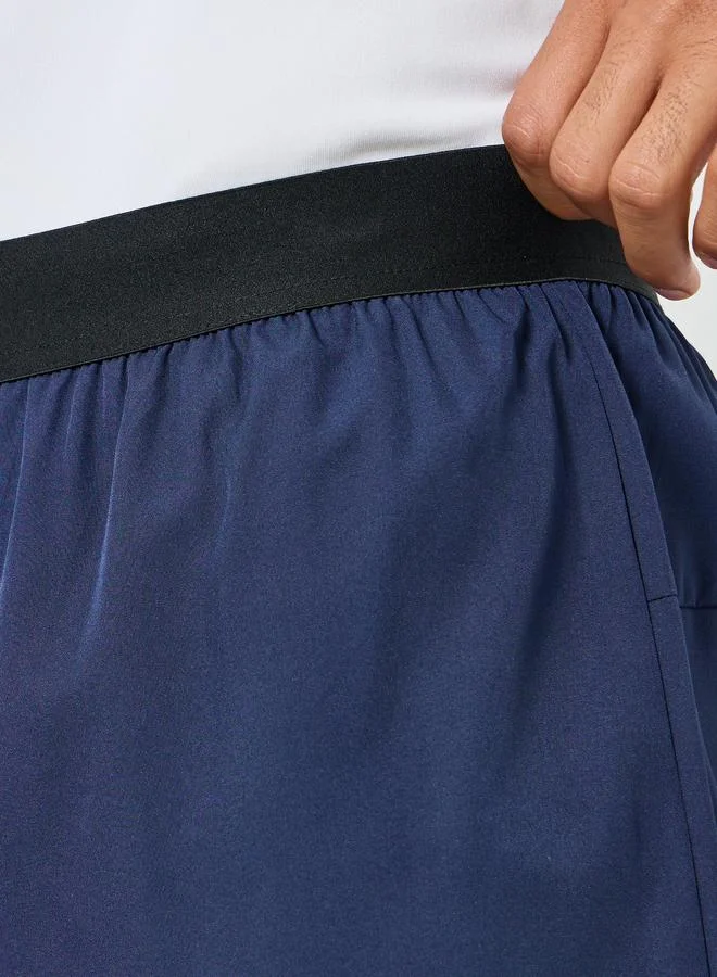 Styli Active  Men Blue Performance Running Shorts for Men | Best Price UAE