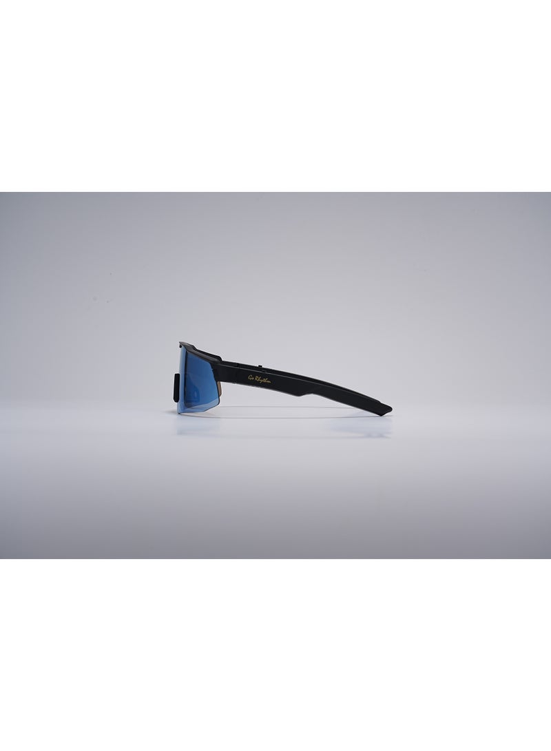 GoRhythm Go rhythm Ai Translation smart glasses,Sports cycling and mountaineering windproof glasses with ai assistant app,Bluetooth audio glasses-Bule lenses with black temples - Image 3