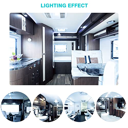 ACOHUIKE Super Bright T10 921 922 912 LED Bulbs for 12V RV Ceiling Dome Light RV Indoor Lights Camper Trailer Motorhome Marine Boat Dome Interior Light (Cool White, 20) - Image 3