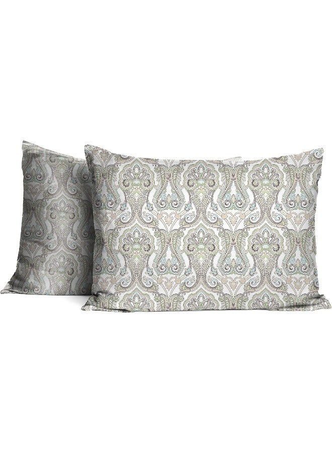 Pointehaven Flannel 170 GSM Sheet Set, Queen Paisley - Image 4