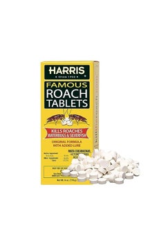 Harris Harris Roach Tablets, Boric Acid Roach Killer with Lure, Alternative to Bait Traps - 145 Tablets  - Image 1