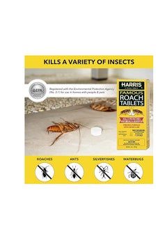 Harris Harris Roach Tablets, Boric Acid Roach Killer with Lure, Alternative to Bait Traps - 145 Tablets  - Image 3