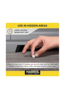 Harris Harris Roach Tablets, Boric Acid Roach Killer with Lure, Alternative to Bait Traps - 145 Tablets  - Image 4