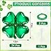 FEBSNOW 24Pcs St Patricks Day Foil Balloons 18 Inch Lucky Green Shamrock Clover Balloons Garland for St Patricks Day Irish Festival Holiday Party Decorations - Image 4