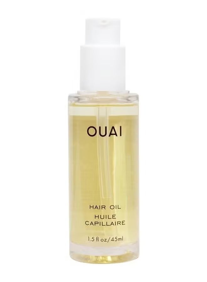 أواي Hair Oil, زيت واقي من حرارة الشعر للتحكم في التجعد، يضيف لمعانا للشعر وينعم الأطراف المتقصفة، تركيبة آمنة للون، خال من البارابين والفثالات والكبريتات (1.5 أونصة سائلة / 45 مل)