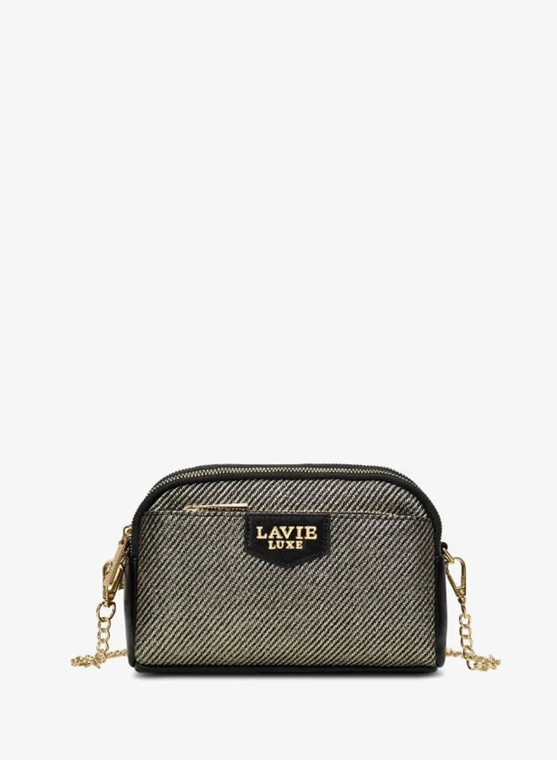 Lavie  Luxe Women's Glam Hemily 3 Compartment (Black) for Women | Best Price UAE