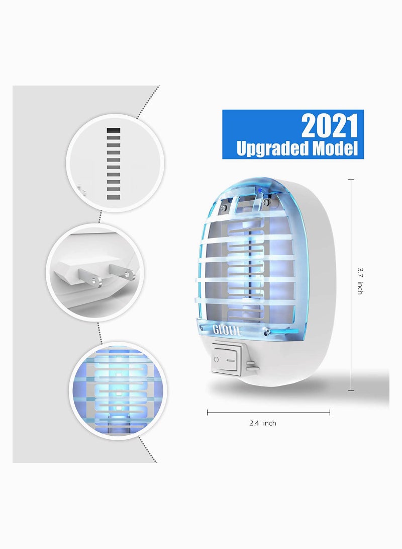 Zikra Mosquito Killer Electric Mosquito Killer Electronic Insect Killer Fly Trap Indoor, Electric Mosquito Zapper with Blue Lights for Home, Kitchen, Bedroom, Baby Room, Office 4 Pack - Image 3