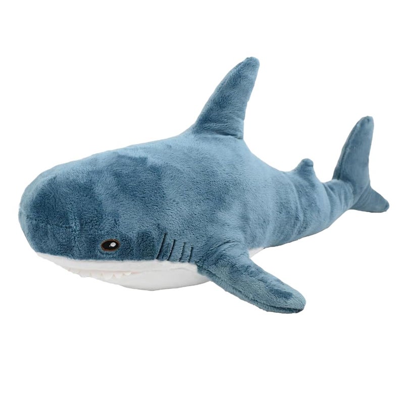 TONGMAN 315inch Plush Shark Toy Pillow Giant Shark Stuffed AnimalSoft Shark Cushion Pillow Shark Plush PillowsChubby Stuffed Shark Toy Children s Boys and Girls Room Decoration Bedtime Gift - Image 3