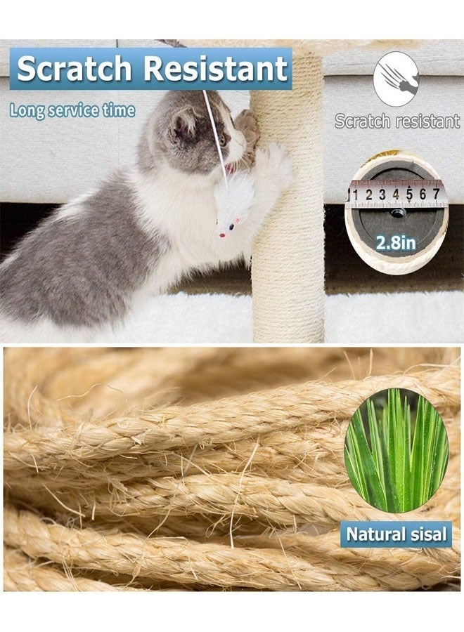 Multi-Level Kitten Play Tree home with Scratching Post