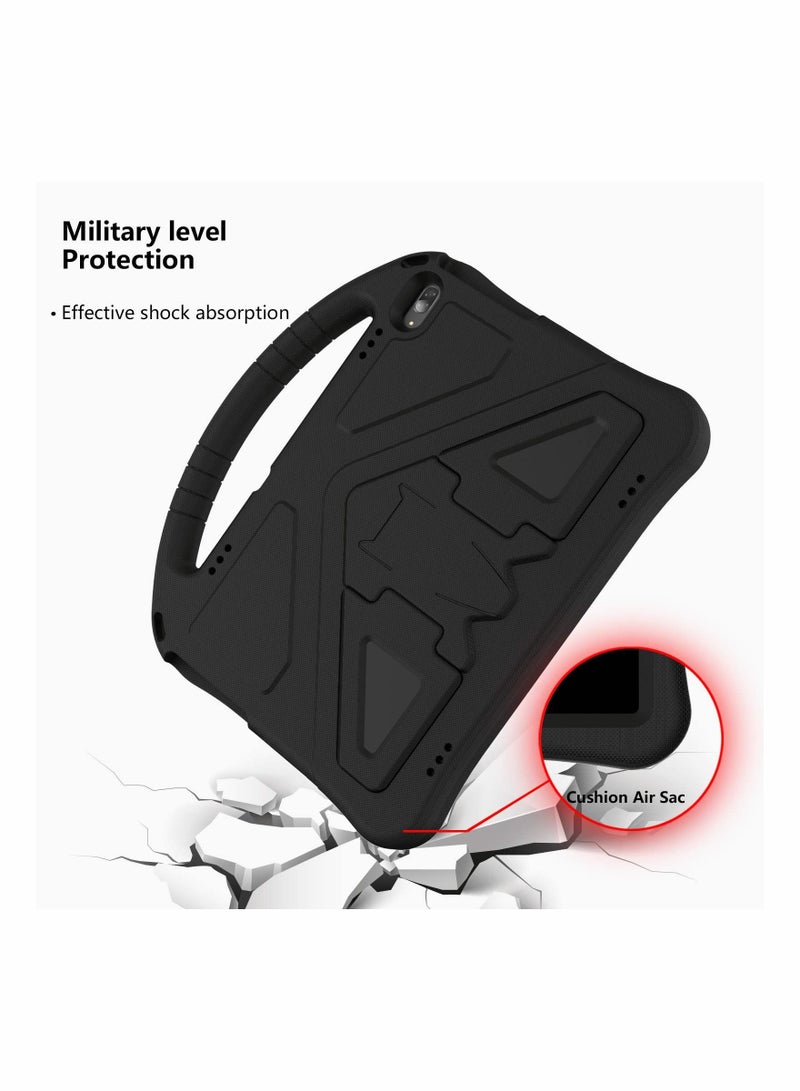 SYOSI Tablet Case for Lenovo Tab M10 HD TB X505F TB X605F Smart Tab P10 TB X705F TB X705L Durable Lightweight EVA Shockproof Protective Handle Stand Cover All Inclusive Anti-Drop Bracket Case Black - Image 4