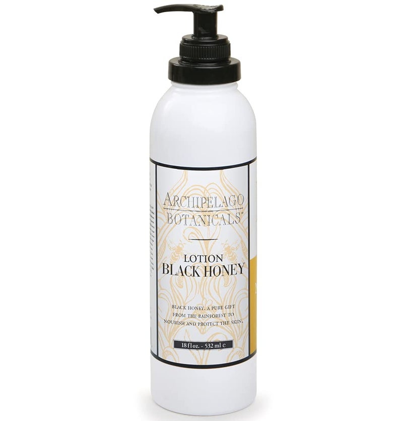 Archipelago Botanicals Black Honey Lotion Hydrating Body Lotion for Dry Skin Nourished and Healthy Skin Care ParabenFree PhthalateFree 18oz