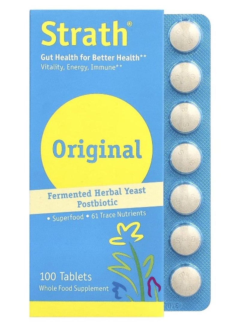 Bio-Strath, Fermented Herbal Yeast Postbiotic, 100 Tablets (Packaging may vary) - Image 1