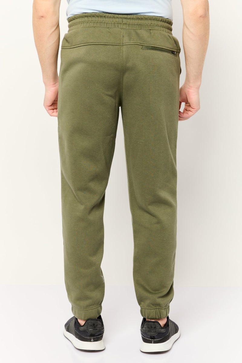 MOTION Men Sportswear Fit Drawstring Training Sweatpants, Olive - Image 2