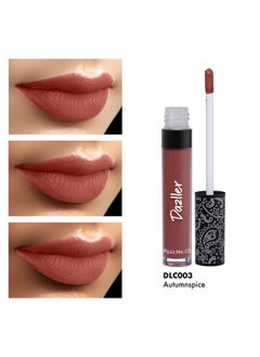 DAZLLER Dazller All Day Lipcolour|Moisturizing Kokum Butter|Non-Transfer & Smudge-proof|8hr stay|Liquid Lipstick for Women|DLC003 Autumnspice|6g  - Image 5