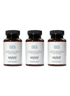 Weyland Brain Nutrition Weyland Egcg From Green Tea Extract 400 Mg Antioxidant Supplement Vegan Gluten Free 100 Vegetarian Capsules (Pack Of 3)  - Image 1