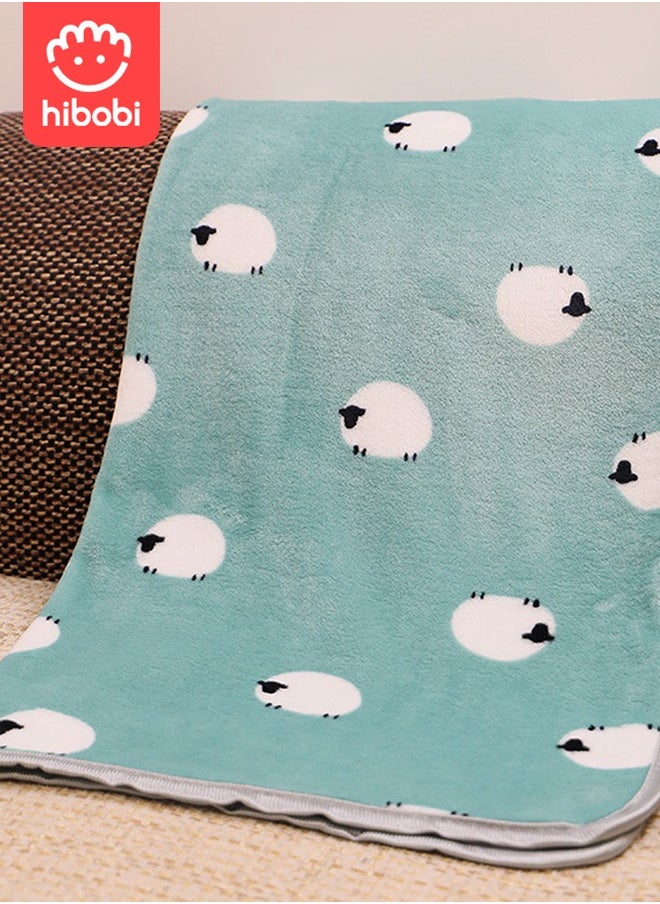 hibobi Printed Soft Flannel Blanket Microfiber Super Soft Warm Plush Cozy Lightweight Baby Blanket 70*100cm  - Image 2