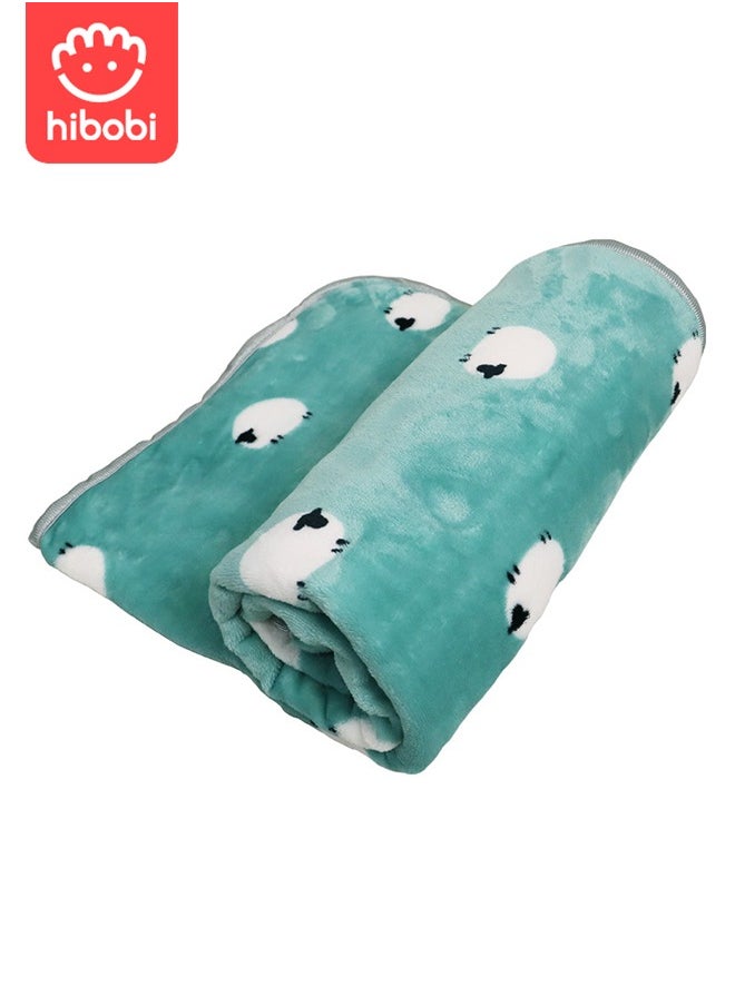 hibobi Printed Soft Flannel Blanket Microfiber Super Soft Warm Plush Cozy Lightweight Baby Blanket 70*100cm  - Image 1