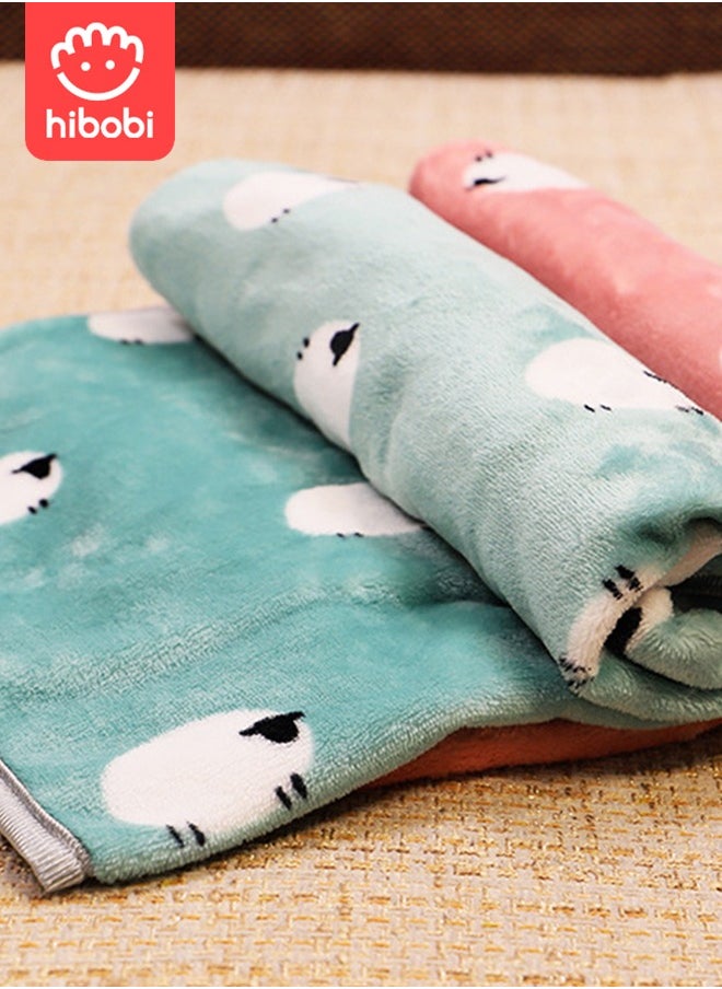 hibobi Printed Soft Flannel Blanket Microfiber Super Soft Warm Plush Cozy Lightweight Baby Blanket 70*100cm  - Image 4