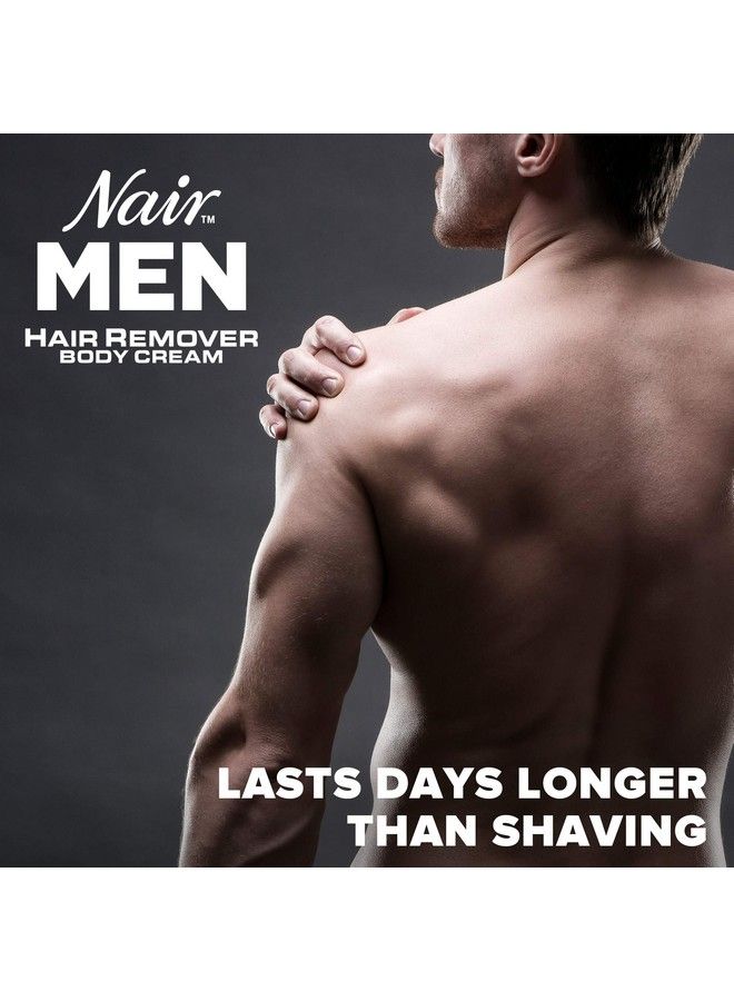 Nair كريم إزالة شعر الجسم للرجال، زجاجة سعة 13 أونصة - Image 4