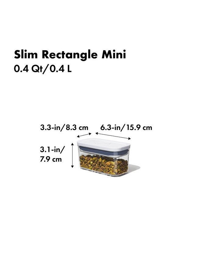 OXO Good Grips POP Container - Slim Rectangle Mini 0.4 Qt - Image 3