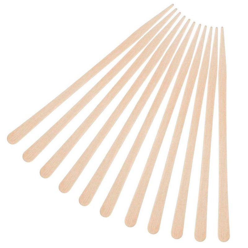 MMonDod 1200 Pack Wooden Waxing Sticks Wax Spatulas Sticks Small Wax Applicator Sticks Wood Craft Sticks Spatulas Applicator for Hair Eyebrow Nose Removal (Without Handle) - Image 5