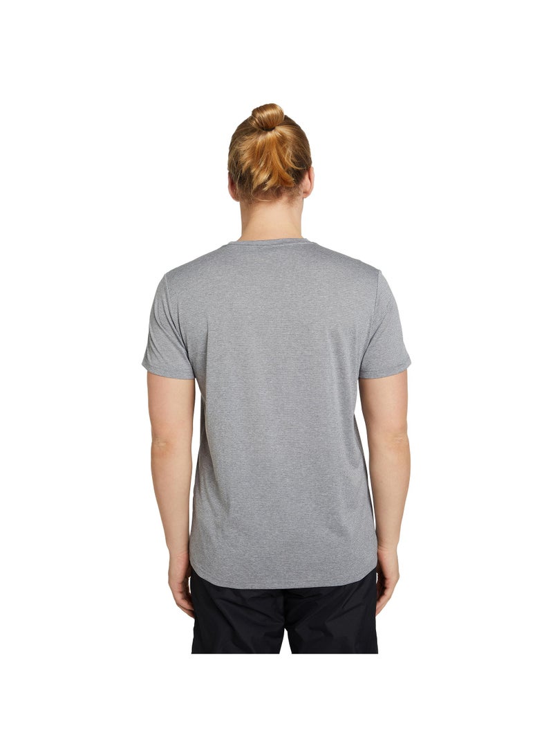 Outventure Men’s Light Grey T-Shirt – Lightweight, Breathable Fabric, Classic Fit, Soft & Comfortable for Outdoor & Casual Wear - Image 2
