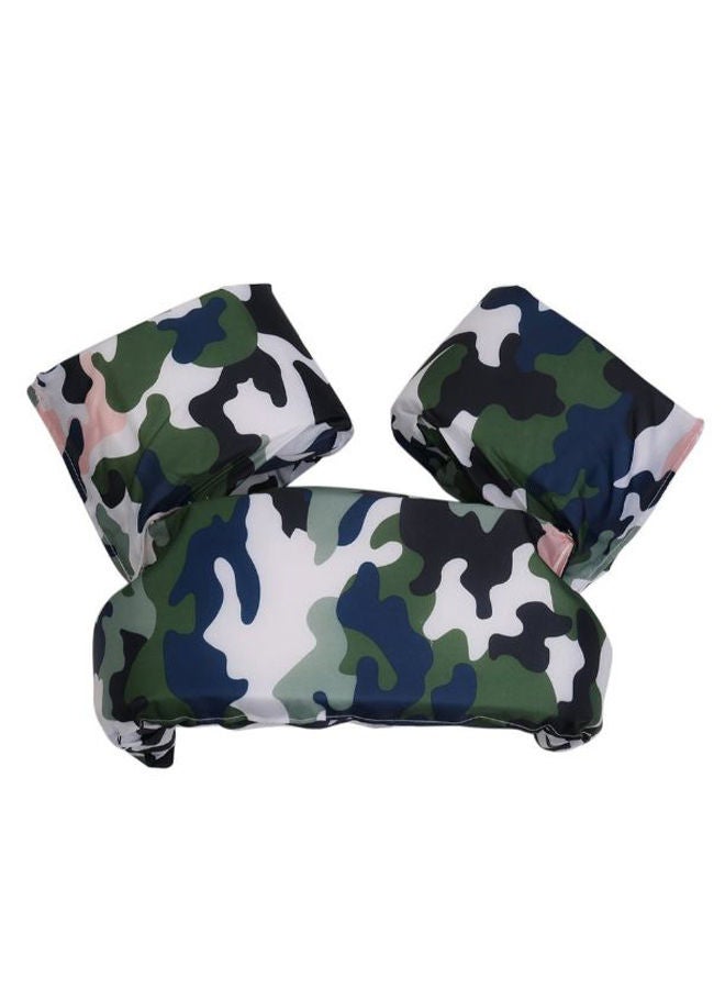 NIBEMINENT Camouflage Print Toddler Swimming Life Jacket - Image 1