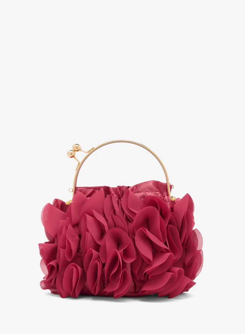 Ginger Boutique Ruffled Clutch Bag