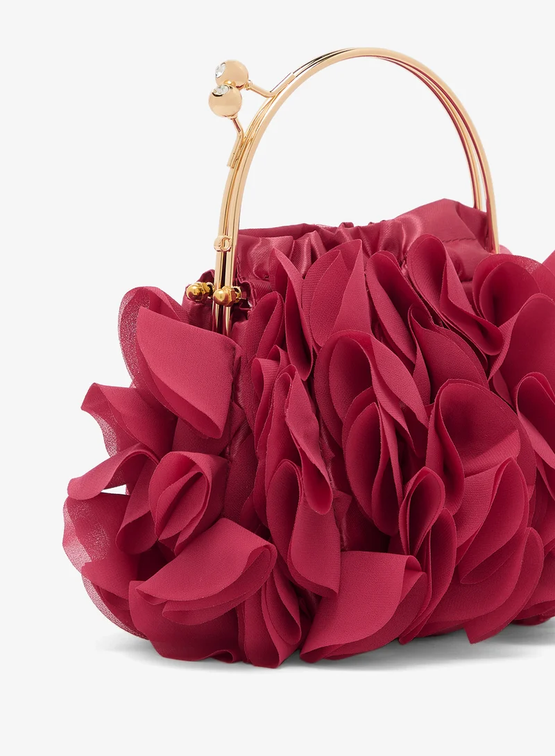 Ginger Boutique  Ruffled Clutch Bag for Women | Best Price UAE