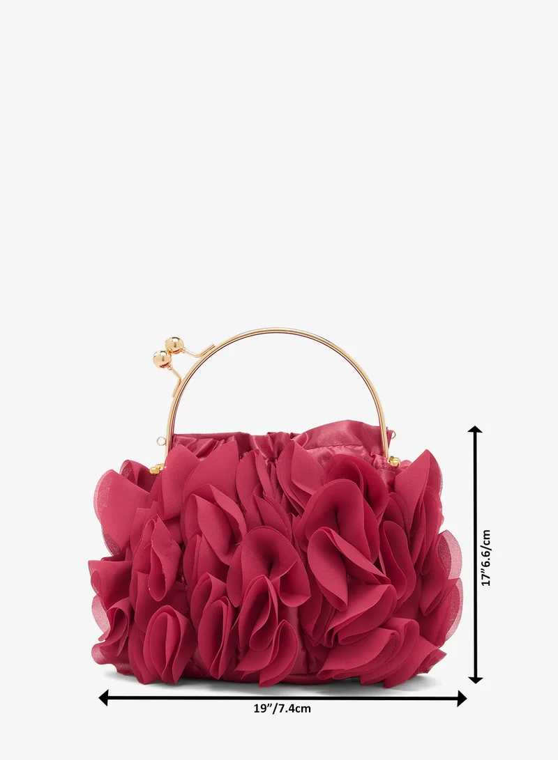 Ginger Boutique  Ruffled Clutch Bag for Women | Best Price UAE