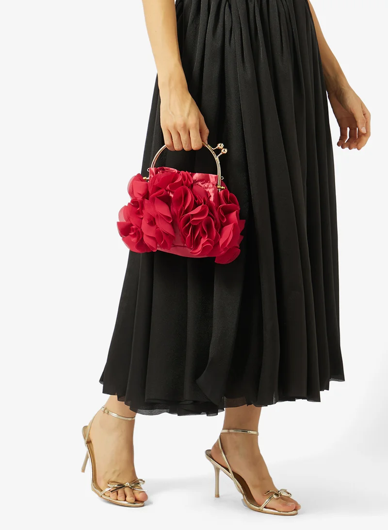 Ginger Boutique  Ruffled Clutch Bag for Women | Best Price UAE