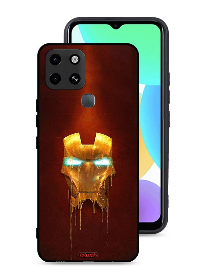 Tolwak Infinix Smart 6 Protective Case Cover Iron Man Marvel Comics - Image 1