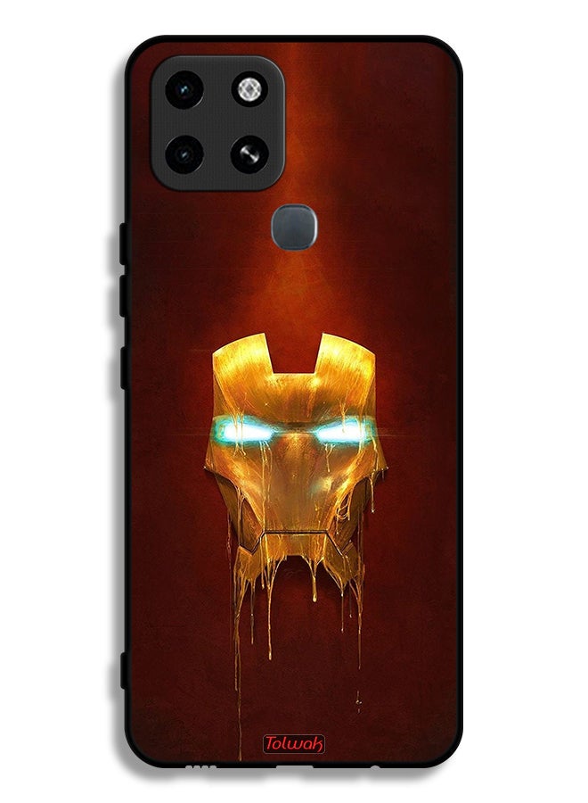 Tolwak Infinix Smart 6 Protective Case Cover Iron Man Marvel Comics - Image 2