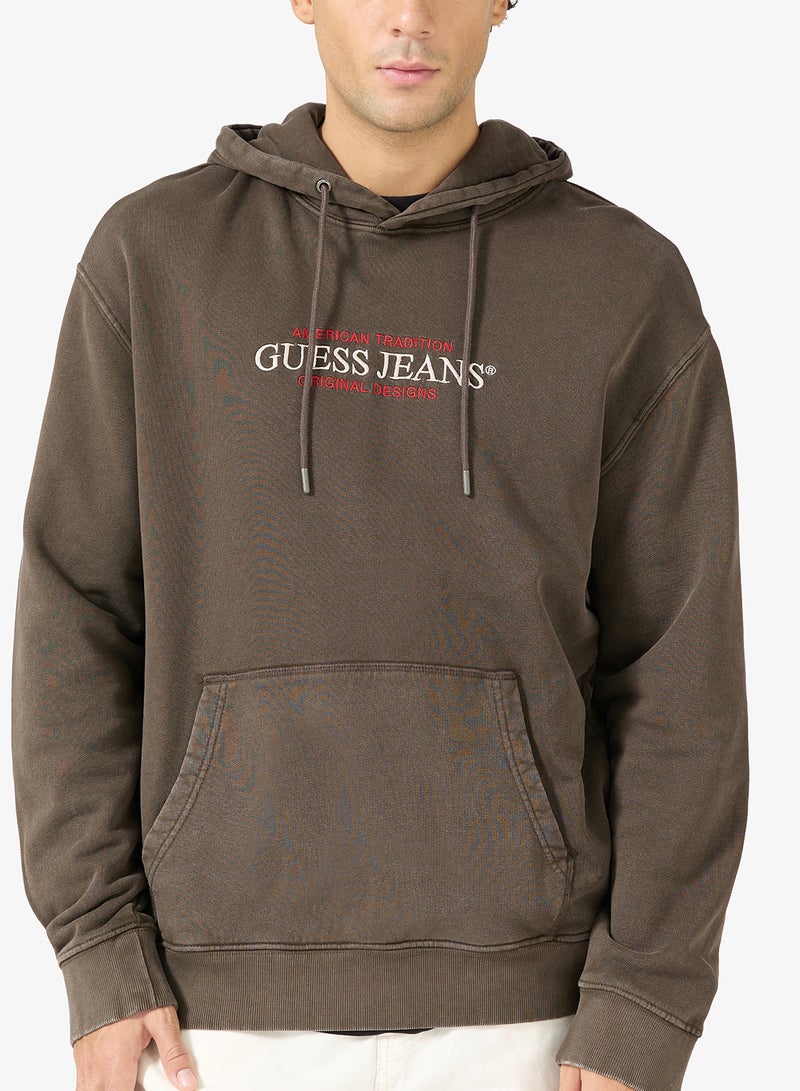 GUESS Regular America Trad Hoodie - Image 3