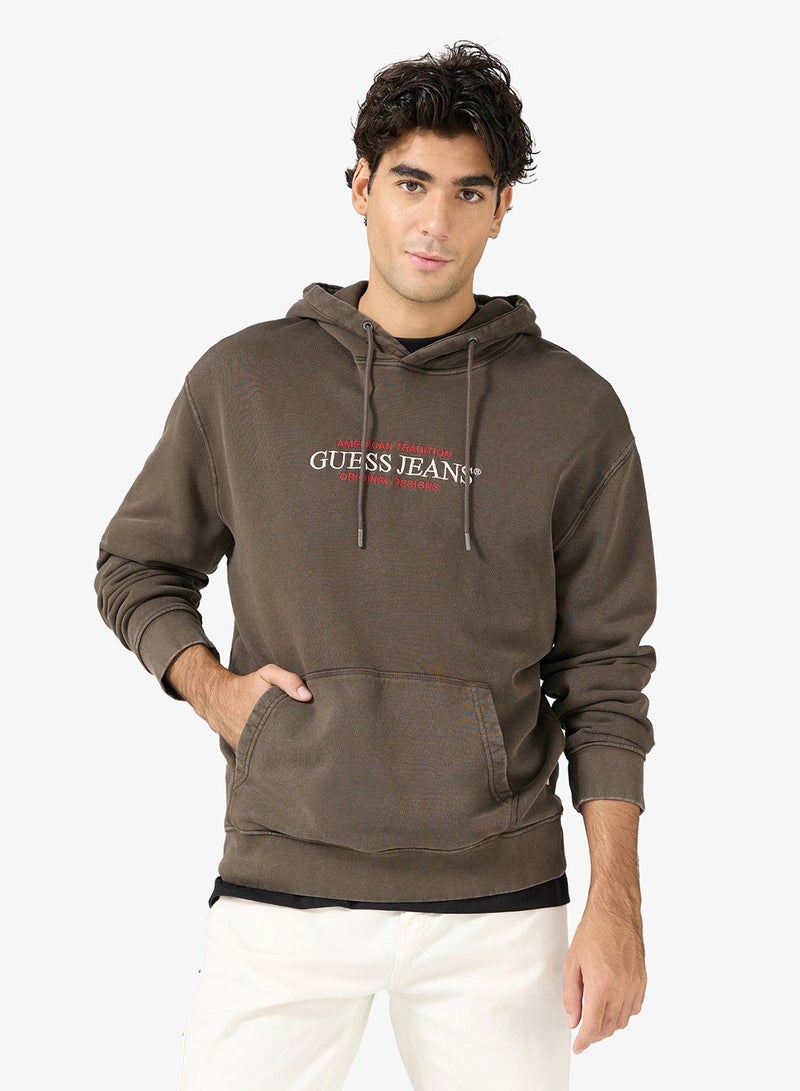 GUESS Regular America Trad Hoodie - Image 3