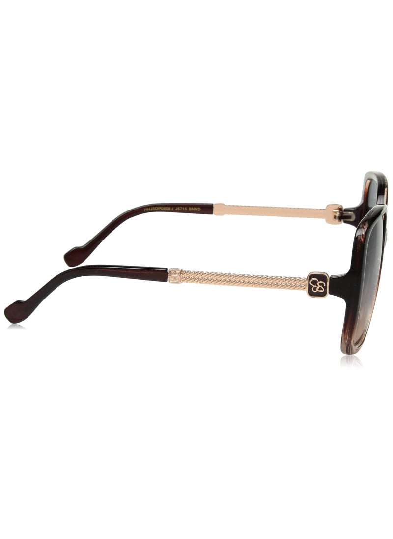 Jessica Simpson Jessica Simpson Women's J5715 Oversized Square Sunglasses with Metal Temple and UV400 Protection - Glamorous Sunglasses for Women, 65mm  - Image 3