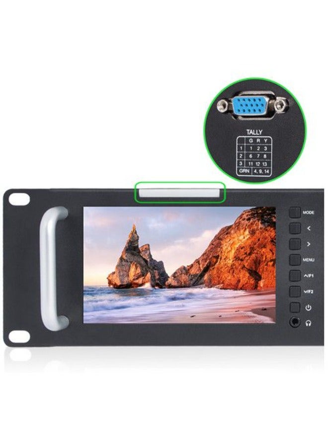 Feelworld FeelWorld T51 Triple 5" 2 RU 3G-SDI/HDMI Rackmount Monitor - Image 4