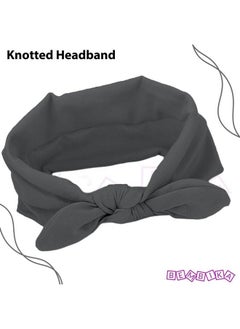 BEMBIKA Bow Headband For Baby Girl Hair Accessories For Girls Headband For Babies Grey  - Image 3