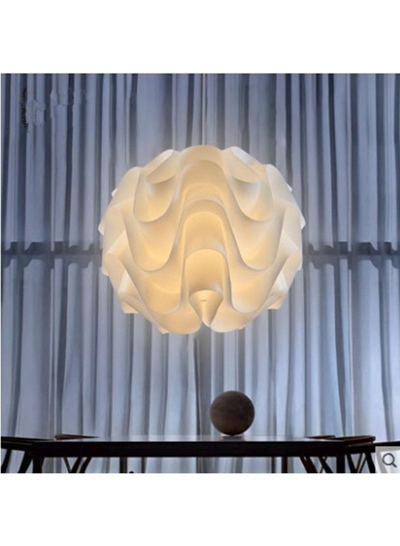 Corrugated polypropylene ball pendant lamp - Image 2