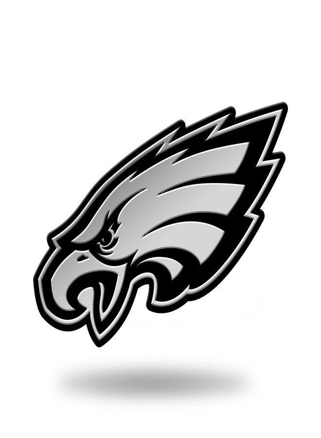 ريكو إندستريز ملصق ثلاثي الأبعاد لشعار فريق فيلادلفيا إيجلز لكرة القدم الأمريكية (NFL) من شركة ريكو إندستريز، مطلي بالكروم، مقاس 3 × 3.5 بوصة - Image 1